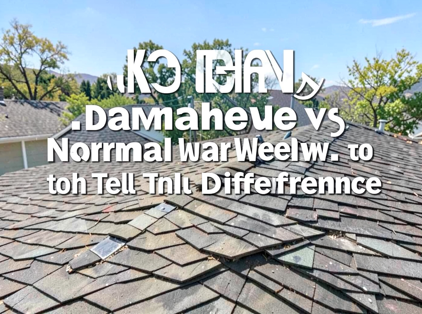 Hail Damage vs. Normal Wear: How to Tell the Difference